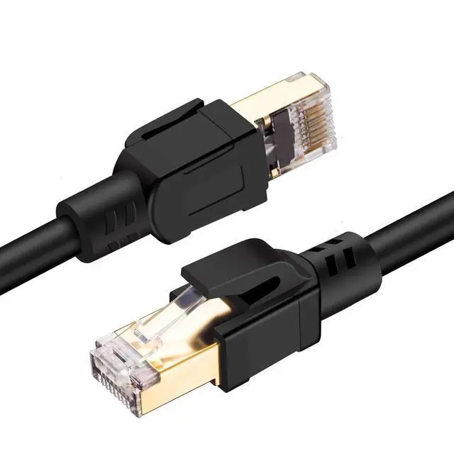 Alt view image 3 of 5 - veetcom Cat8 Ethernet Cable 65ft, High Speed 26AWG Cat8 LAN Network Cable 40Gbps, 2000Mhz with Gold Plated RJ45 Connector, Heavy Duty Weatherproof S/FTP UV Resistant for Modem, Router/Gaming/Xbox