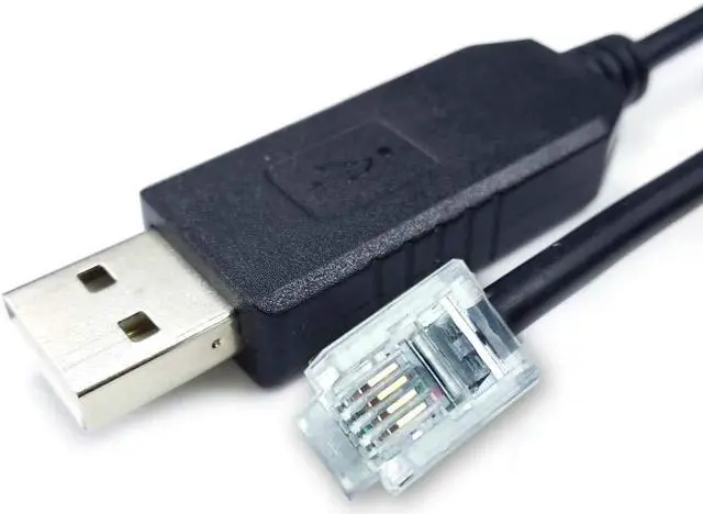 Main image of Washinglee RJ11 Control Cable for Skywatcher HC, USB to RJ11 Console Cable for Skywatcher Hand Controller and Celestron NexStar 127SLT (6 FT/ 1.8M).