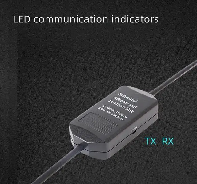 Alt view image 4 of 5 - Washinglee USB Programming Cable for Allen Bradley PLC ControlLogix Series, for USB-1756-CP3 Replacement, 6 FT, Black