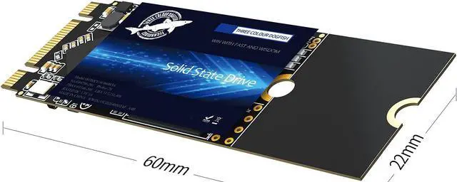 Alt view image 2 of 5 - SSD M.2 2260 500GB Dogfish Ngff Internal Solid State Drive High Performance Hard Drive for Desktop Laptop SATA III 6Gb/s Includes SSD 240GB 250GB 480GB (500GB M.2 2260)