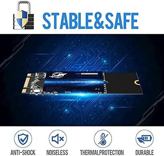Alt view image 4 of 5 - SSD M.2 2260 500GB Dogfish Ngff Internal Solid State Drive High Performance Hard Drive for Desktop Laptop SATA III 6Gb/s Includes SSD 240GB 250GB 480GB (500GB M.2 2260)