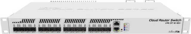 Main image of MikroTik CRS317-1G-16S+RM Switch 1xGB 16xSFP+ L6
