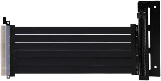 Main image of MAINGEAR Vertical Graphics Card Mount w/Riser Cable, PCI-E 4.0 X16 High Speed Flexible Extender EMI Shield GPU 90 Degree Riser Adapter (200mm)