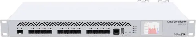 Main image of Mikrotik CCR1016-12S-1S+ Router with 12x SFP Cages 1x SFP+ Cages and 1x RJ45 SFP Copper Module