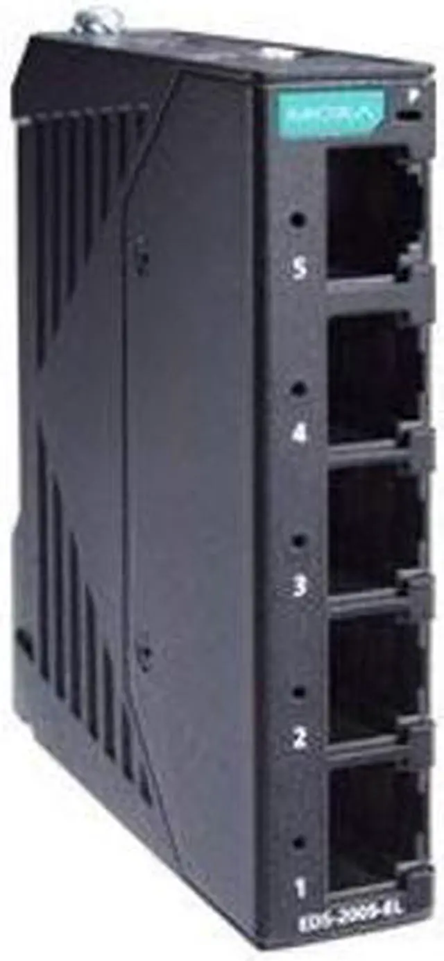 Main image of MOXA EDS-2005-EL 5-Port Entry-Level Unmanaged Switch, 5 Fast TP Ports, -10 to 60degC
