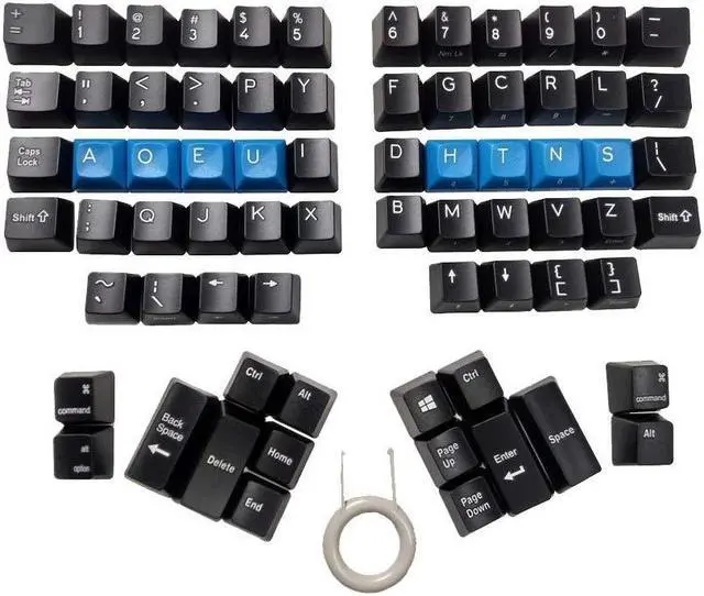 Main image of KINESIS Advantage2 Dvorak Keycap Set