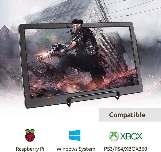 Alt view image 3 of 5 - SunFounder Raspberry Pi Display 13.3 Inch IPS Portable 2 HDMI Monitor with Raspberry Pi Starter Kit with Detailed Tutorials Compatible with Raspberry Pi 4 B 3 B+