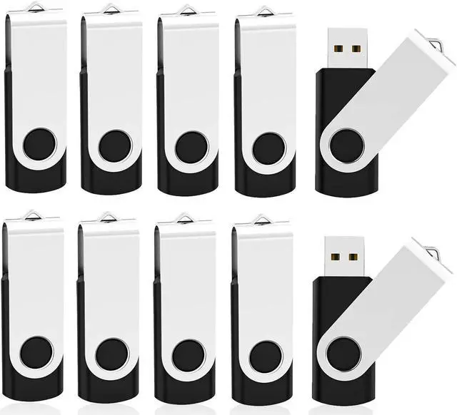 Alt view image 2 of 5 - 10×16GB Black + 10×32GB-3.0 Black USB Flash Drives Thumb Drives