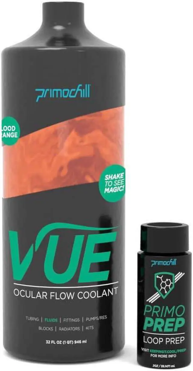 Alt view image 2 of 3 - PrimoChill Vue Pre-Mix (32oz) -Computer WaterCooling Fluid - Blood Orange