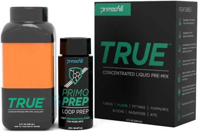 Alt view image 2 of 3 - PrimoChill True Opaque WaterCooling Fluid (8oz) - Blood Orange