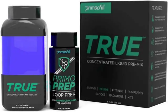 Alt view image 2 of 3 - PrimoChill True Computer Watercooling Fluid (8oz) - UV Purple
