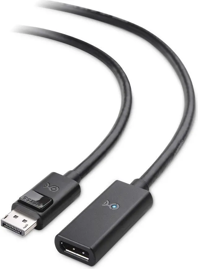 Main image of Cable Matters Unidirectional 32.4Gbps Active DisplayPort Extension Cable Gender Changer 25 ft / 7.5m, Support DisplayPort 1.4 with 8K 60Hz and HDR, for Oculus Rift S, HTC Vive Pro, Gaming Monitors