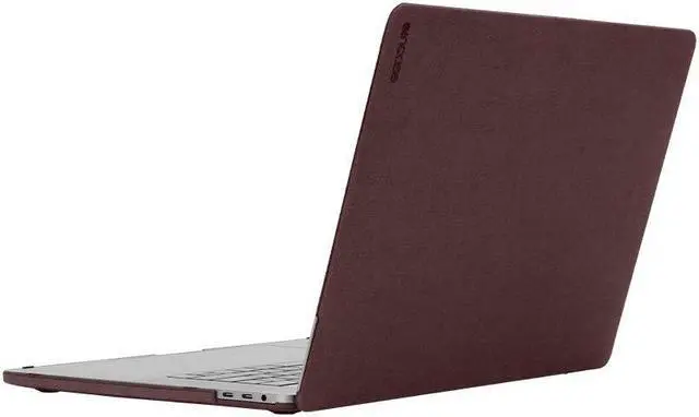 Alt view image 2 of 5 - Incase Textured Hardshell NanoSuede - MacBook Pro 13 inch Case - 2020, 2019, 2018, 2017, 2016, M1 - MacBook Case, Laptop Cover, Protective Hard Shell, Scratch Resistant, Lightweight - Merlot