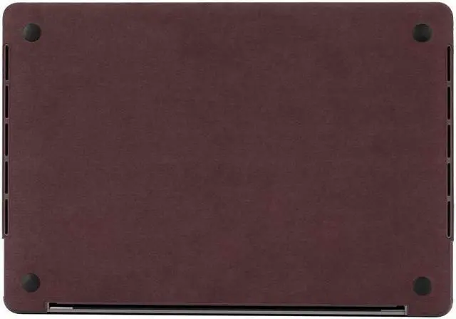Alt view image 5 of 5 - Incase Textured Hardshell NanoSuede - MacBook Pro 13 inch Case - 2020, 2019, 2018, 2017, 2016, M1 - MacBook Case, Laptop Cover, Protective Hard Shell, Scratch Resistant, Lightweight - Merlot