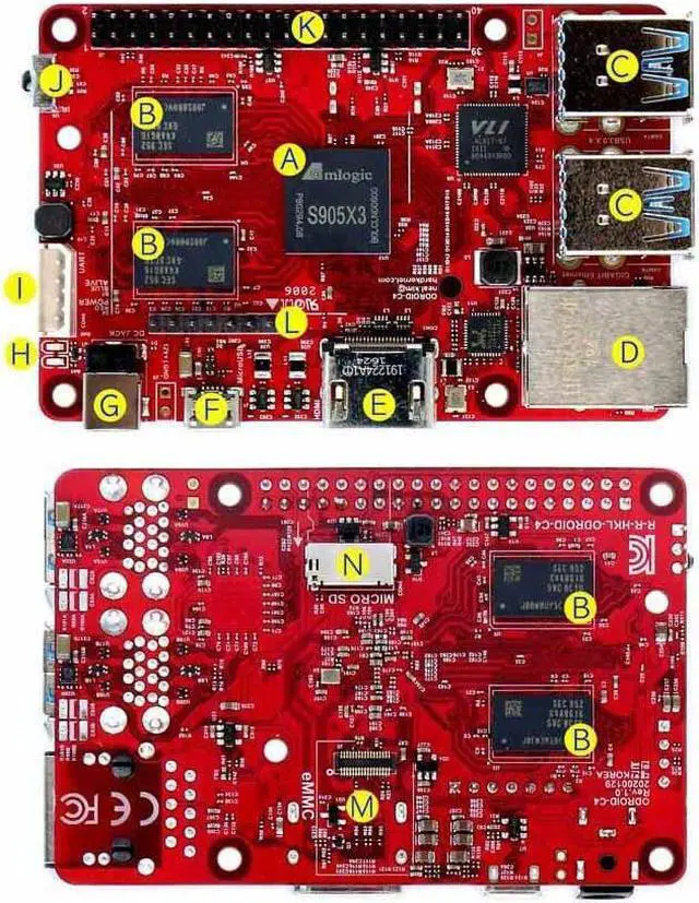 Alt view image 2 of 2 - Hardkernel ODROID-C4 with 4GB RAM