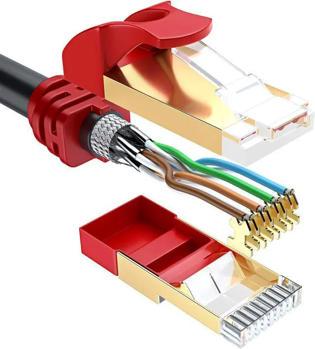 Alt view image 4 of 5 - Maximm Cat7 Heavy Duty Outdoor Cable - Black - Zero Lag Pure Copper, Waterproof Ethernet Cable Suitable for Direct Burial Installations. (100 Feet)