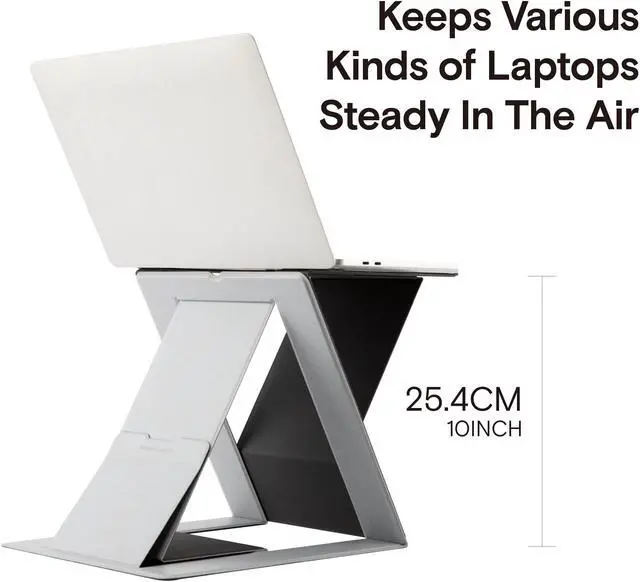 Alt view image 7 of 7 - MOFT Z Invisible Thin Sit-Stand Desk, Portable, Ajustable Sit-Stand Angles, Compatible with Most Laptops