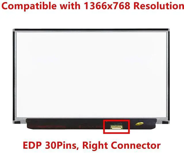 Alt view image 2 of 4 - LCDOLED Upgrade Replacement 12.5 inches FullHD 1920x1080 IPS LCD Display Screen Panel for Lenovo ThinkPad X240 X240S X250 X260 X270 X280 20F6 20HM 20HN 20K5 20K6 20KE 20KF Non-Touch (Right Connector)