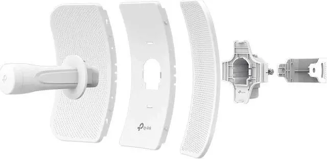 Alt view image 5 of 7 - TP-Link CPE710 | 5GHz AC 867Mbps Long Range Gigabit Outdoor CPE for PtP and PtMP Transmission | Point to Point Wireless Bridge | 23dBi | Passive PoE Powered w/Free PoE Injector | Pharos Control