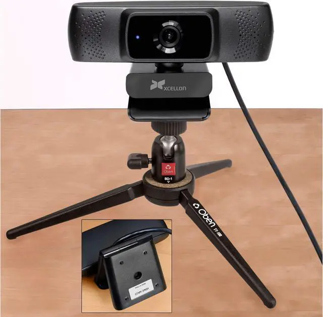 Alt view image 5 of 7 - XCELLON HDWC-WA10 Full HD Wide-Angle Webcam