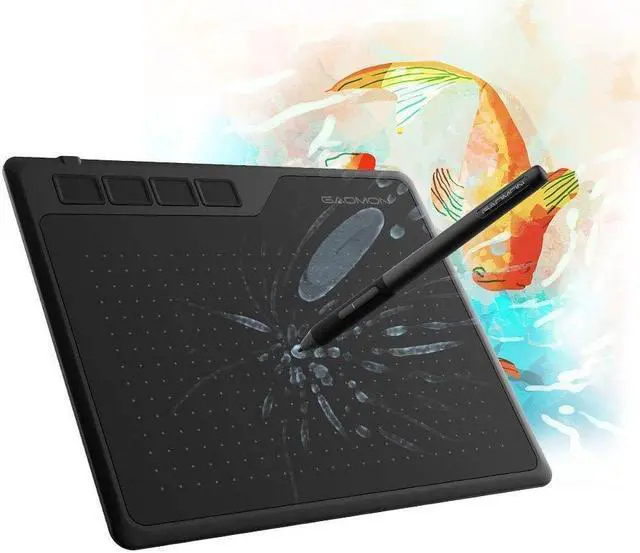 Alt view image 2 of 5 - GAOMON S620 Pen Tablet & AP32 Pen- Graphics Drawing Tablet for Digital Drawing/ 2D 3D Animation/Annotating Signing/Online Tutoring