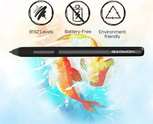 Alt view image 3 of 5 - GAOMON S620 Pen Tablet & AP32 Pen- Graphics Drawing Tablet for Digital Drawing/ 2D 3D Animation/Annotating Signing/Online Tutoring