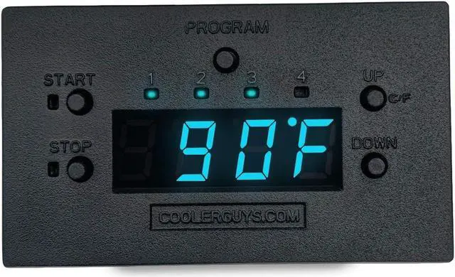 Main image of Coolerguys Programmable Thermostat Fan Controller Kit for Standard 3pin Fans