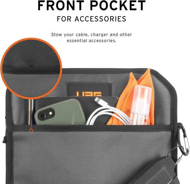 Alt view image 5 of 5 - URBAN ARMOR GEAR UAG Compatible with iPad Pro 13" 7th Gen 2024, iPad Pro 12.9" 4-6th Gen 2020-2022 & iPad Air 13" 2024 Shock Sleeve Lite Case Durable 360 Degree Protection Impact Resistant Bag, Grey