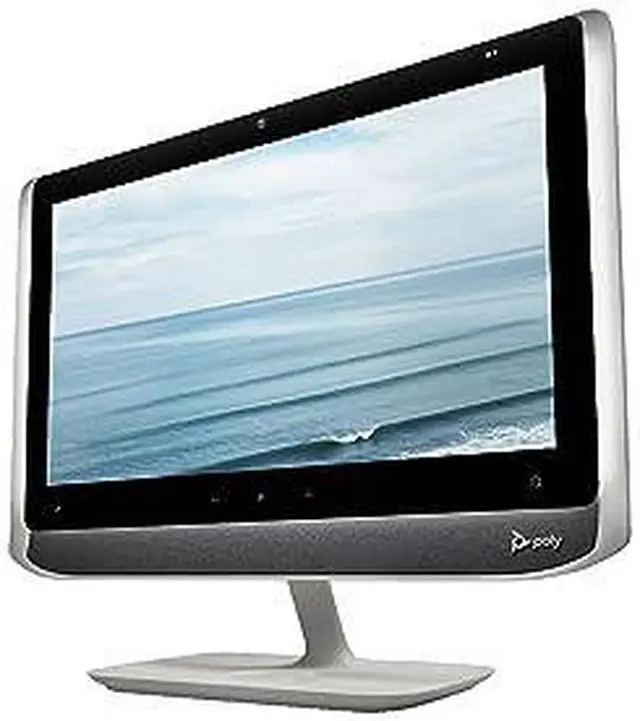 Main image of Plantronics Poly - Studio P21 Personal Meeting Display Polycom - 1080p HD Video Quality - Enterprise-Grade 21 inch Display - Integrated Stereo Speakers - Certified for Zoom and Teams