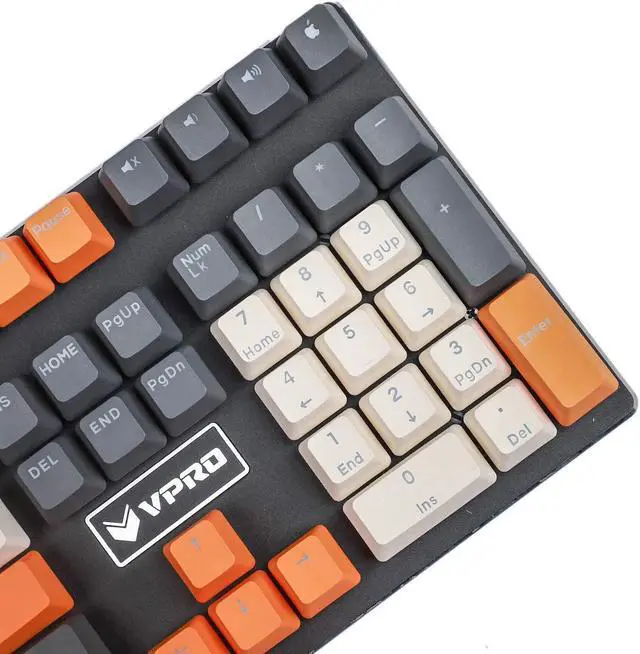 Main image of YMDK Double Shot 108 Dyed PBT Shine Through OEM Profile Rainbow Carbon Sunset Keycap for MX Switches Mechanical Keyboard(Only Keycap) (Carbon)