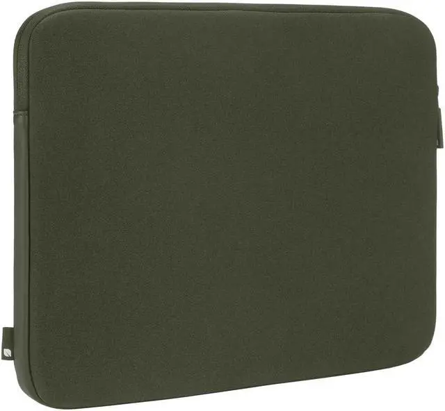 Main image of Incase Classic Laptop Sleeve for 13 Inch MacBook Pro or 13 Inch MacBook Air - Soft Computer Case with Faux Fur Lining - Durable and Lightweight (14 x 9.8 x 1 in) - Olive