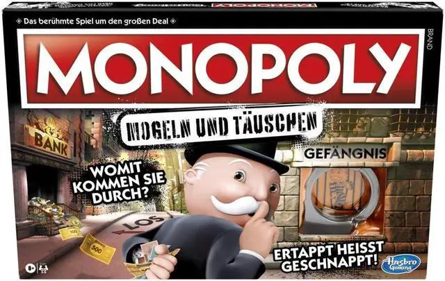 Main image of Hasbro Monopoly Mogeling and Deception, Classic Family Game for Children from 8 Years