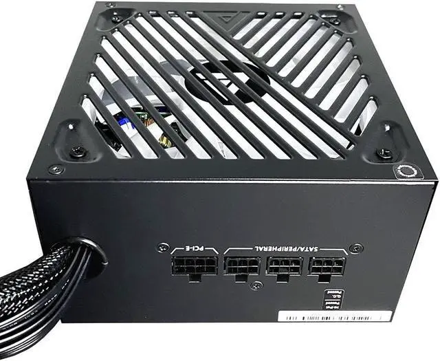 Main image of Apevia ATX-PM850W Premier 850W (No PCIe 5.0 & Gen 5 12VHPWR Connector) 80+ Gold Certified Active PFC ATX Semi-Modular Gaming Power Supply with 366 RGB Light Modes