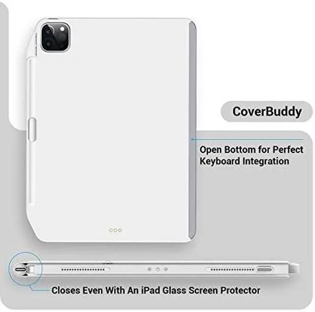 Main image of SwitchEasy CoverBuddy iPad Pro 12.9" Case Compatible with Magic Keyboard & Smart Keyboard Folio (Keyboard Not Included) | with Pencil Holder | for 2021-2022 iPad Pro 12.9" 5th-6th Gen - White