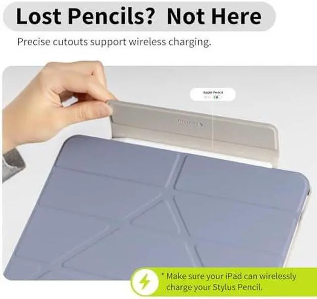 Main image of SwitchEasy iPad Pro 11" & iPad Air 10.9" Case with Pencil Holder - Folding Folio Case & Stand for 2022-2020 iPad Air 5 & 4 (10.9"), 2022-2018 iPad Pro 11" (1st-4th Gen) Origami Case - Black