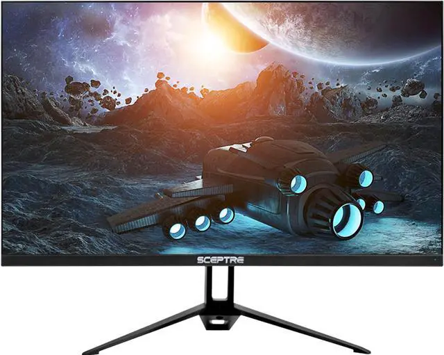 Main image of Sceptre IPS 24" 1920 x 1080p Gaming Monitor up to 165Hz DisplayPort HDMI AMD FreeSync Premium 98% sRGB Build-in Speakers, Black 2021 (E248B-FPT168S)