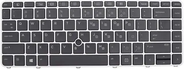 Main image of New Replacement for HP EliteBook 840 G3/745G3 Zbook 14u G4 Keyboard, US - 836308-001/821177-001/819877-001 - Backlit