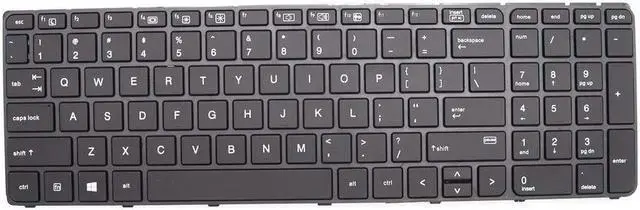 Main image of New Backlit Laptop Keyboard Replacement for HP Probook 450 G3 G4 455 G3 G4 470 G3 G4 US 827029-001 837551-001 9Z.NCGBQ.301 AEX63U01110 NSK-CZ3BQ 01.