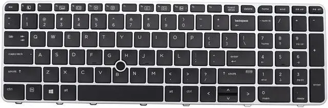 Main image of New Backlit Laptop Keyboard Replacement for HP Elitebook 850 G3 G4 755 G3 G4 Zbook 15u G3 G4 821157-001 821195-001 836623-001 819899-001 SN9145BL 831-00323-00A