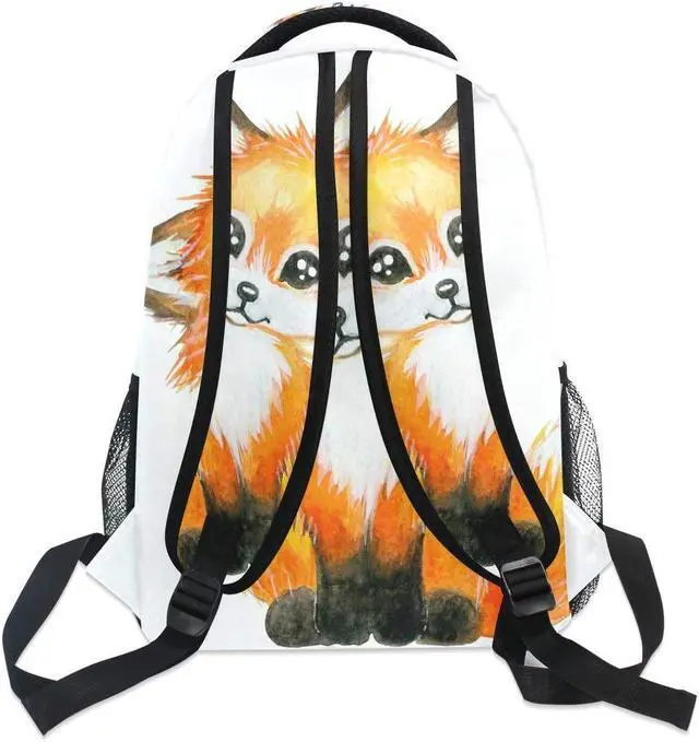 Alt view image 3 of 5 - ALAZA Cute Little Fox Animal Print Large Backpack Personalized Laptop iPad Tablet Travel School Bag with Multiple Pockets