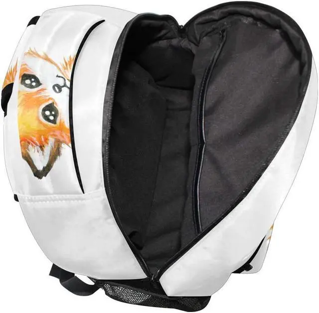 Alt view image 4 of 5 - ALAZA Cute Little Fox Animal Print Large Backpack Personalized Laptop iPad Tablet Travel School Bag with Multiple Pockets