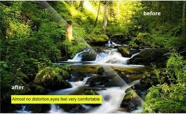 Alt view image 2 of 5 - ALXDR Anti Blue Light Screen Protector Anti Glare Filter for 34 Inch Gaming Monitor Curved Ultrawide 21: 9, Reduces Eye Strain with Blue Light Detection Lamp