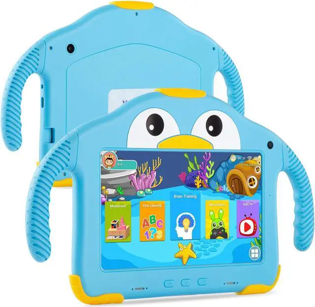 Main image of Tablet for Toddlers Tablet Android Kids Tablet with WiFi Dual Camera 1GB 32GB Storage 1024 x 600 Touch Screen Parental Control Mode Google Playstore YouTube Netflix for Boys Girls Android 10