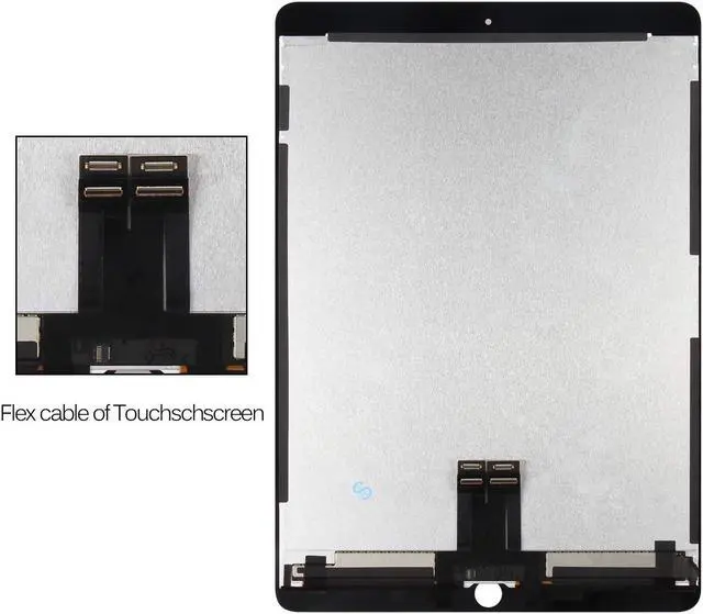 Alt view image 4 of 5 - A-MIND LCD Replacement Screen Suitable for iPad Air 3 2019 10.5" A2152 A2123 A2153 A2154 LCD Display Touch Screen digitizer Assembly Without Home Button + Tool Repair Kit + Screen Protector (Black)
