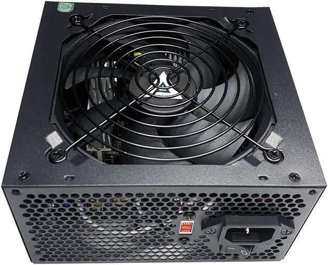Alt view image 3 of 5 - Apevia CAPTAIN550 ATX Power Supply with All Black Cables