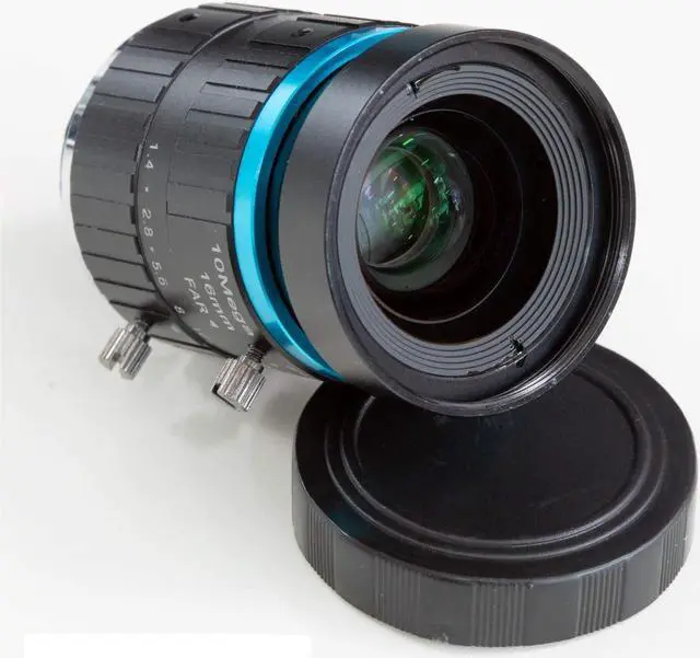 Alt view image 2 of 5 - Arducam C-Mount Lens for 12MP IMX477 Raspberry Pi HQ Camera, 16mm Focal Length with C-CS Adapter,Manual Focus and Aperture Adjustment
