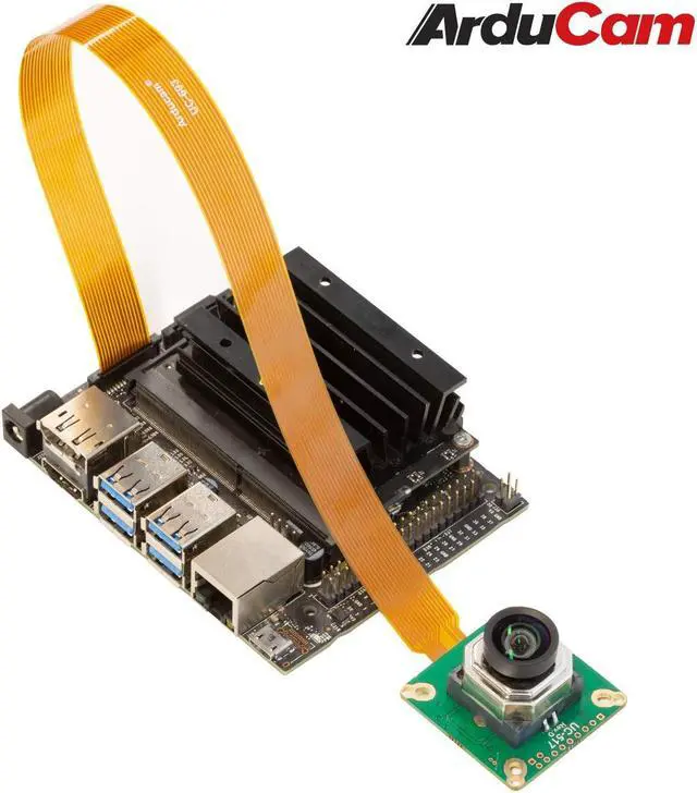 Alt view image 3 of 5 - Arducam IMX477 Autofocus and Software-Controlled Focus HQ Camera, 12MP 100° FOV Camera Module Compatible with Nvidia Jetson Orin NX/AGX Orin, M12 Lens