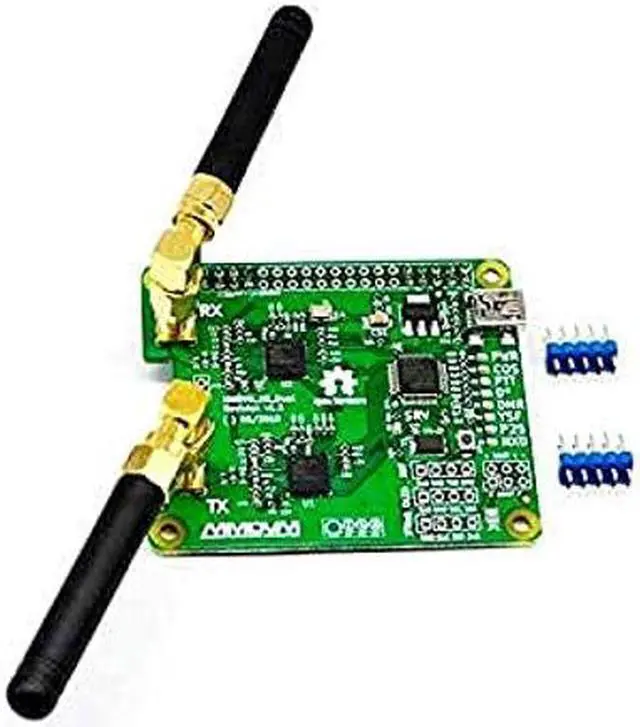 Alt view image 4 of 5 - MMDVM Duplex Hotspot Module Dual Hat V1.5.2 Support P25 DMR YSF NXDN DMR Slot 1 + Slot 2 for Raspberry pi with USB Port (Without OLED)