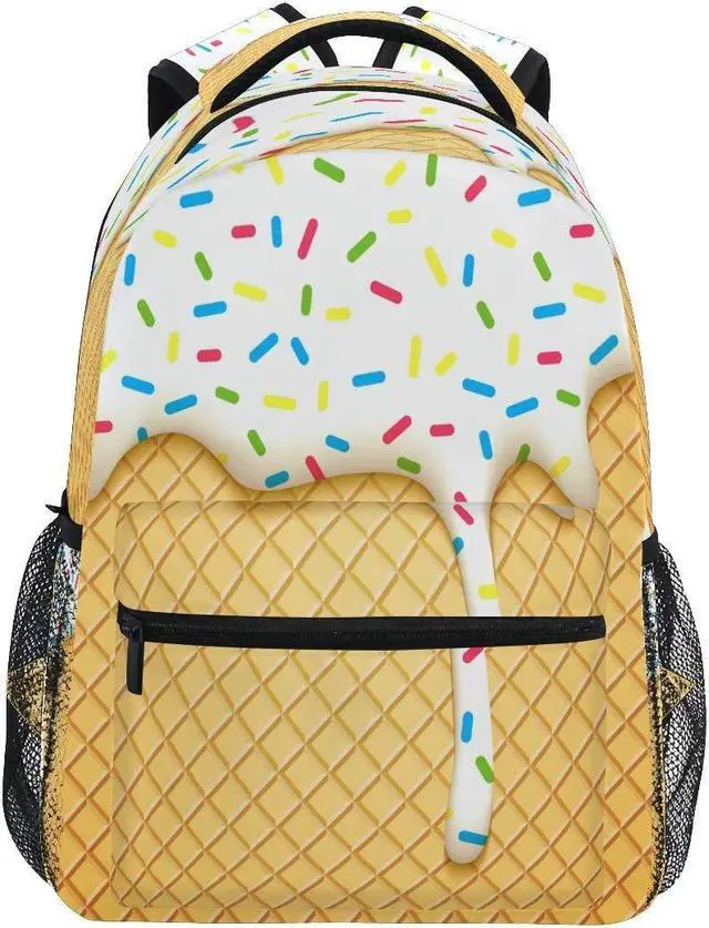 Main image of Blueangle Ice Cream Cone Backpack Bookbags Laptop Backpack for Boys Girls Teens, College Backpack Water Resistant Travel Bookbag