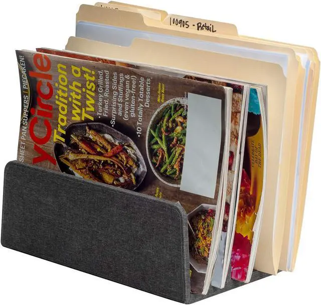 Alt view image 5 of 5 - MobileVision Multi Device Stand & Organizer for Smartphones, Tablets and Laptops, Executive Dark Gray, 5 Slots